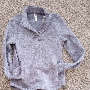 Kyodan Heathered Gray Knit Top